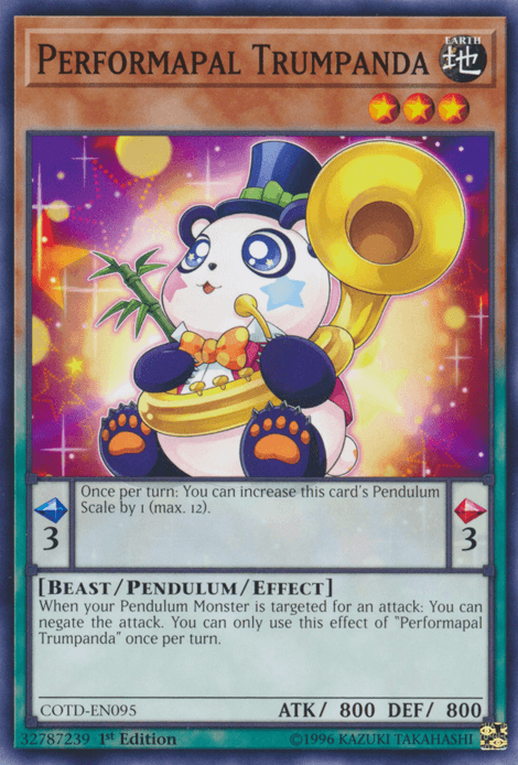 Performapal Trumpanda [COTD-EN095] Common (ONLINE ORDER ONLY)