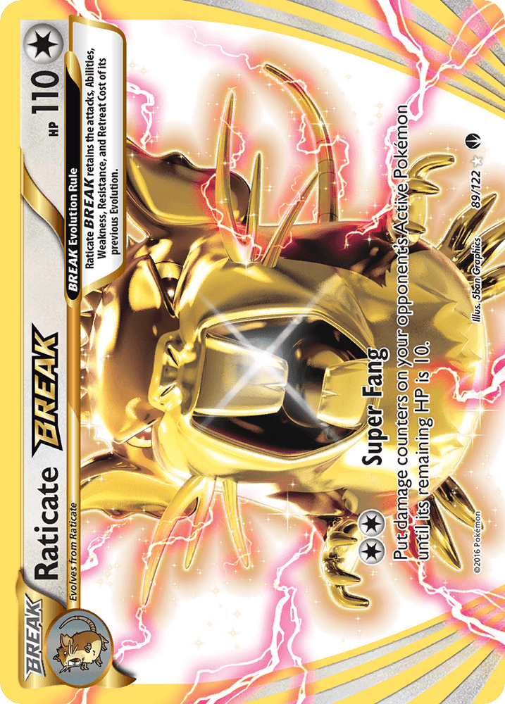 Raticate BREAK (89/122) [XY: BREAKpoint] (Online Only)
