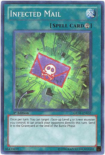 Infected Mail [GENF-EN051] Super Rare (ONLINE ORDER ONLY)