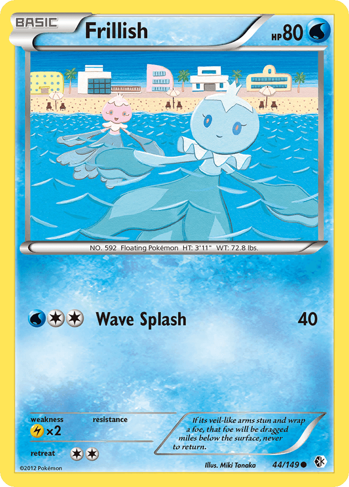 Frillish (44/149) [Black & White: Boundaries Crossed] (Online Only)