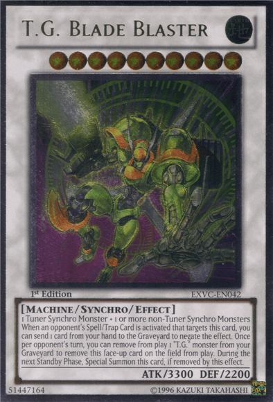 T.G. Blade Blaster [EXVC-EN042] Ultimate Rare (ONLINE ORDER ONLY)