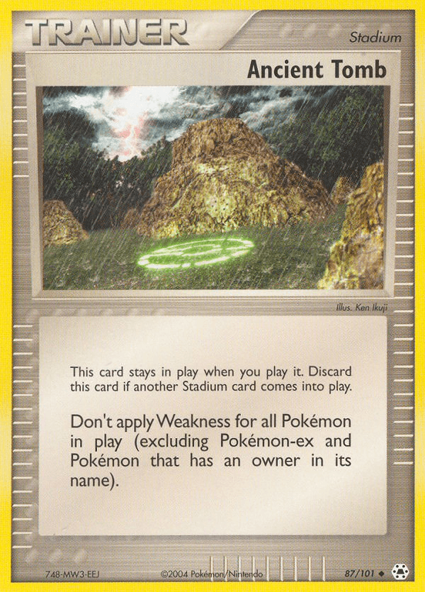 Ancient Tomb (87/101) [EX: Hidden Legends] (Online Only)