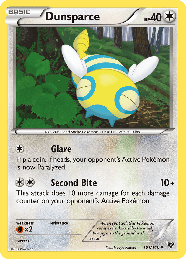 Dunsparce (101/146) [XY: Base Set] (Online Only)