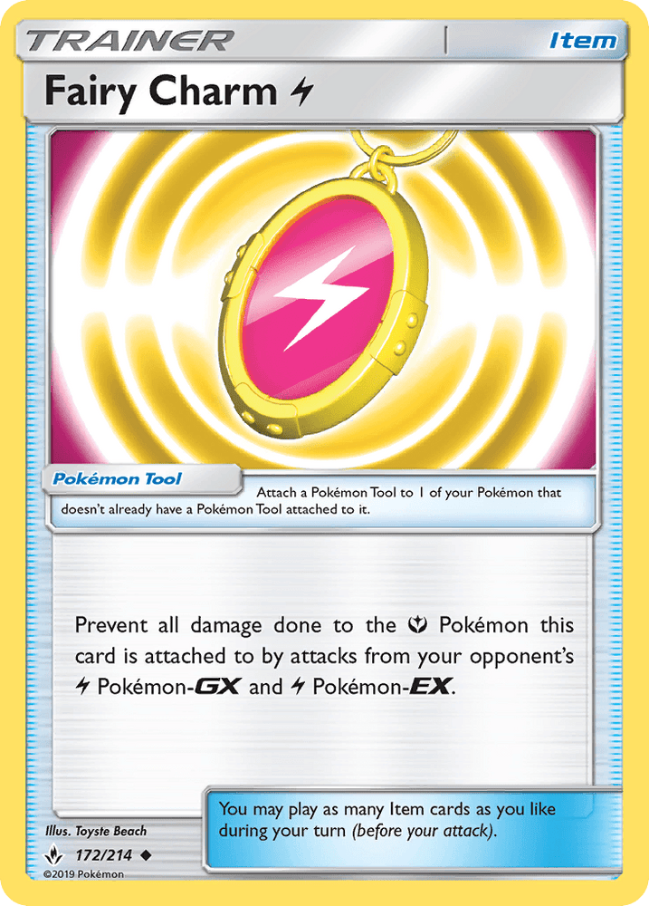 Fairy Charm Lightning (172/214) [Sun & Moon: Unbroken Bonds] (Online Only)