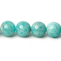 9.5mm Amazonite Plain Rounds 16 inch 43 beads A (ONLINE ORDER ONLY)