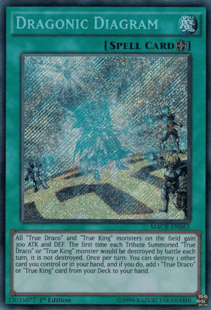 Dragonic Diagram [MACR-EN053] Secret Rare (ONLINE ORDER ONLY)
