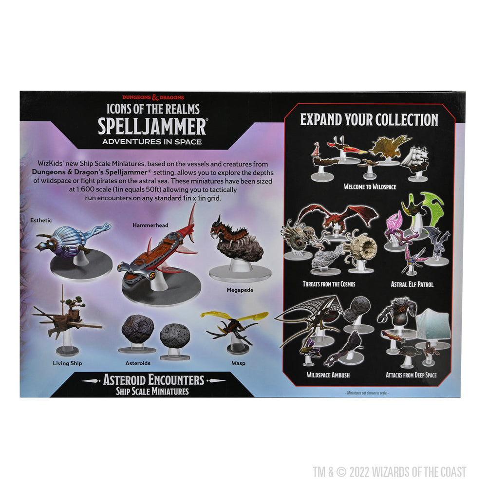 D&D: Icons of the Realms - Ship Scale - Asteroid Encounters (ONLINE ORDER ONLY)