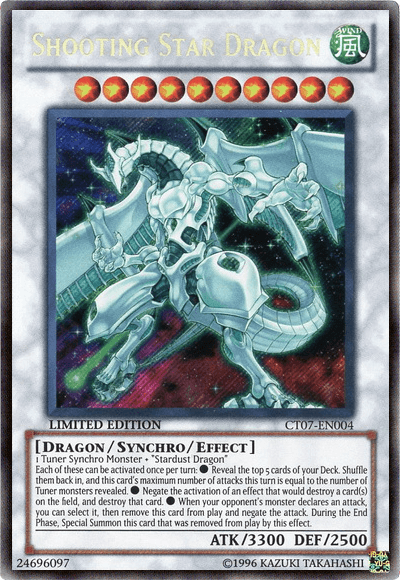 Shooting Star Dragon [CT07-EN004] Secret Rare (ONLINE ORDER ONLY)
