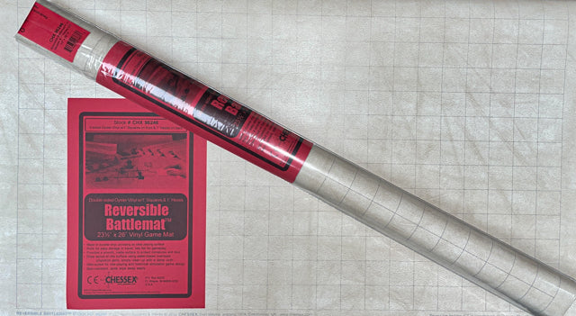 Reversible Battlemat™ 1" Squares & 1" Hexes (23 ½" x 26" Playing Surface) (Online Only)