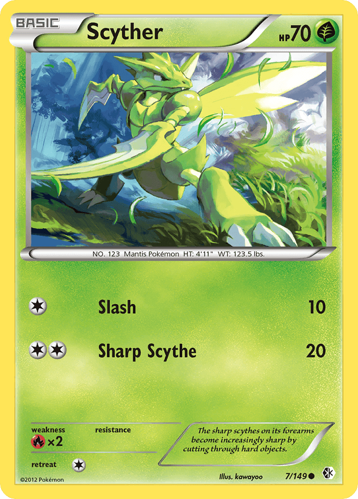 Scyther (7/149) [Black & White: Boundaries Crossed] (Online Only)