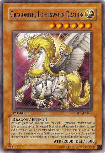 Gragonith, Lightsworn Dragon [LODT-EN025] Common (ONLINE ORDER ONLY)