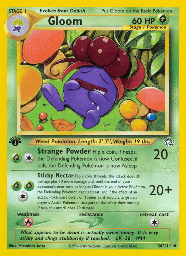Gloom (36/111) [Neo Genesis 1st Edition] (Online Only)