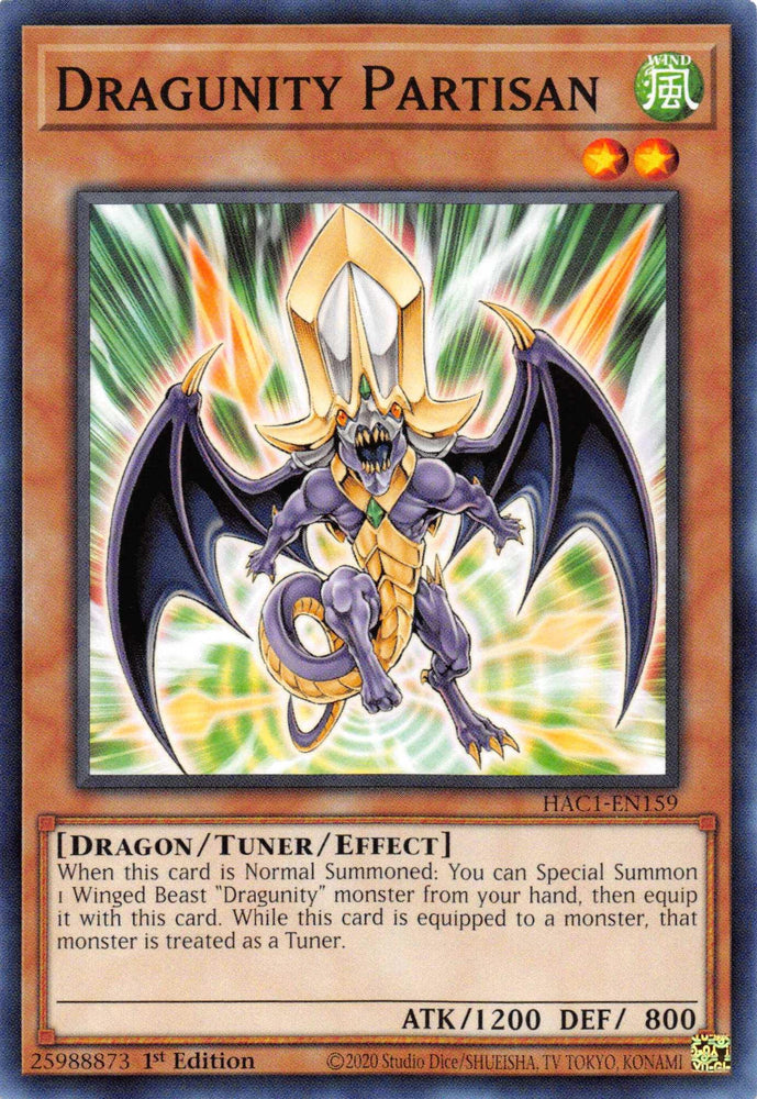Dragunity Partisan [HAC1-EN159] Common (ONLINE ORDER ONLY)