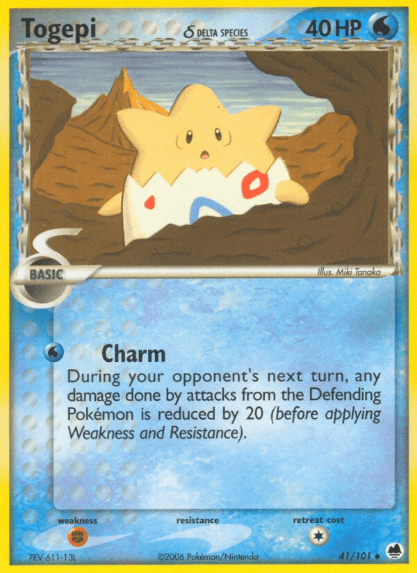 Togepi (41/101) (Delta Species) [EX: Dragon Frontiers] (Online Only)
