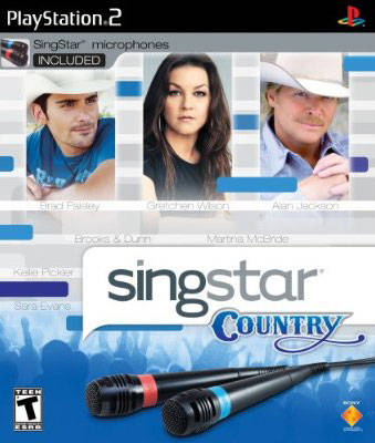 SingStar Country (game & microphone) (Playstation 2) (Online Only)