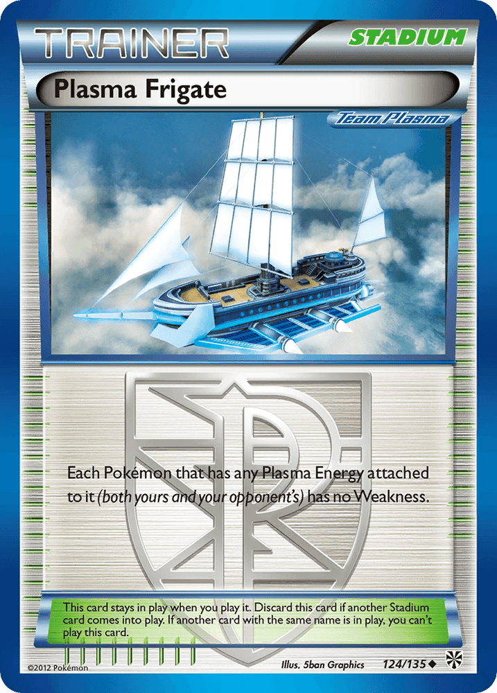 Plasma Frigate (124/135) [Black & White: Plasma Storm] (Online Only)