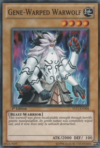 Gene-Warped Warwolf [YS11-EN004] Common (ONLINE ORDER ONLY)