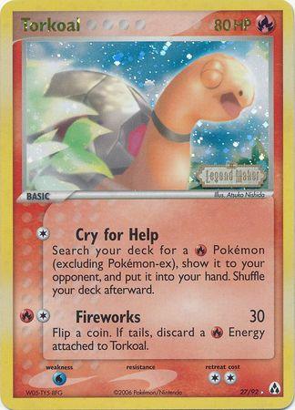 Torkoal (27/92) (Stamped) [EX: Legend Maker] (Online Only)