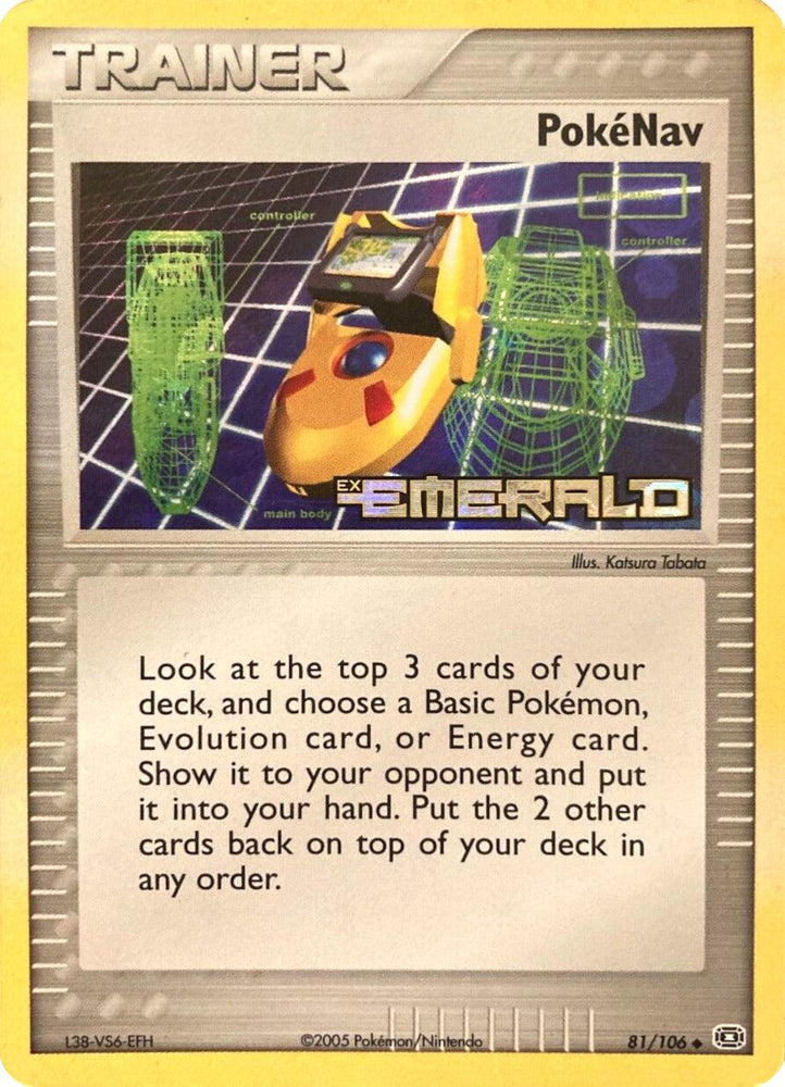 PokeNav (81/106) (Stamped) [EX: Emerald] (Online Only)