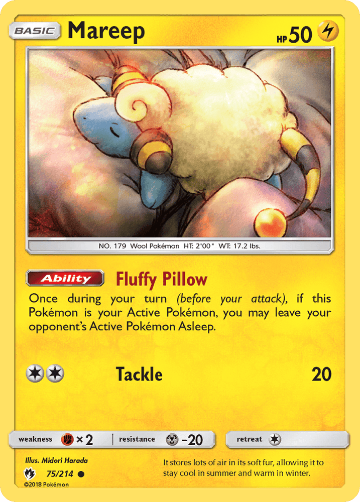 Mareep (75/214) [Sun & Moon: Lost Thunder] (Online Only)