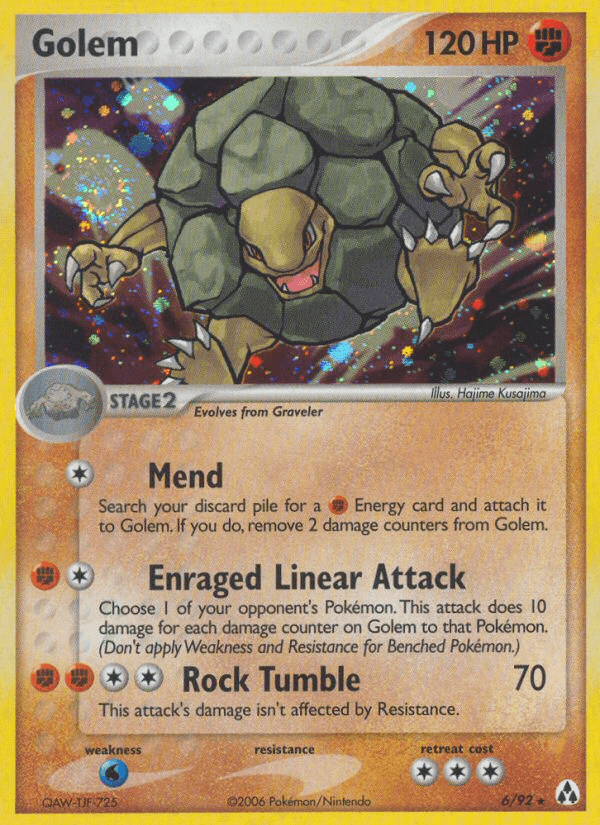 Golem (6/92) [EX: Legend Maker] (Online Only)