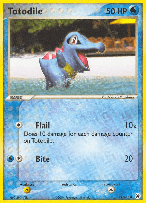 Totodile (79/101) [EX: Hidden Legends] (Online Only)