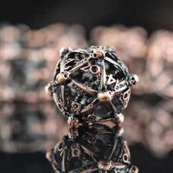 Draco Immortui Hollow Metal Dice Set - Bronze (ONLINE ORDER ONLY)