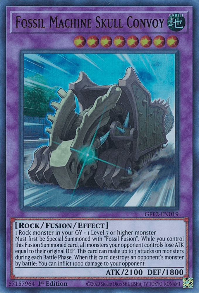 Fossil Machine Skull Convoy [GFP2-EN019] Ultra Rare (ONLINE ORDER ONLY)