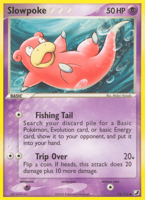 Slowpoke (72/115) [EX: Unseen Forces] (Online Only)