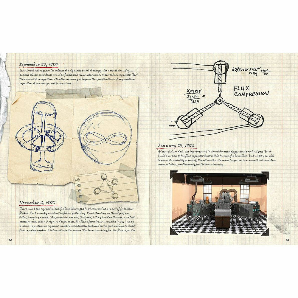 Back to the Future: DeLorean Time Machine: Doc Brown's Owner's Workshop Manual hardcover book by Bob Gale and Joe Walser (ONLINE ORDER ONLY)