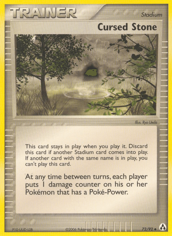 Cursed Stone (72/92) [EX: Legend Maker] (Online Only)