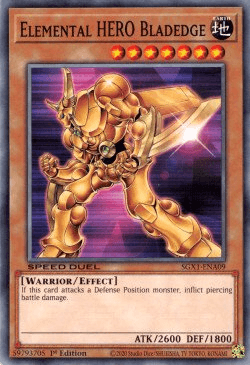 Elemental HERO Bladedge [SGX1-ENA09] Common (ONLINE ORDER ONLY)