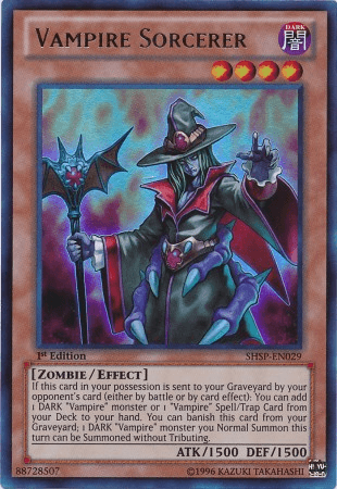 Vampire Sorcerer [SHSP-EN029] Ultra Rare (ONLINE ORDER ONLY)