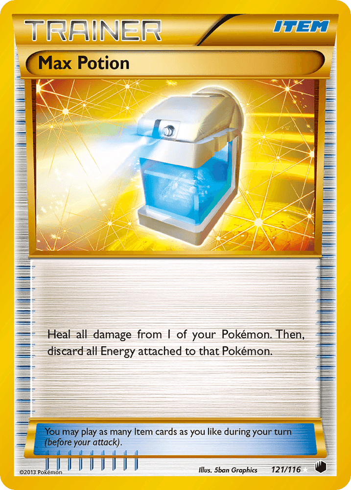 Max Potion (121/116) [Black & White: Plasma Freeze] (Online Only)