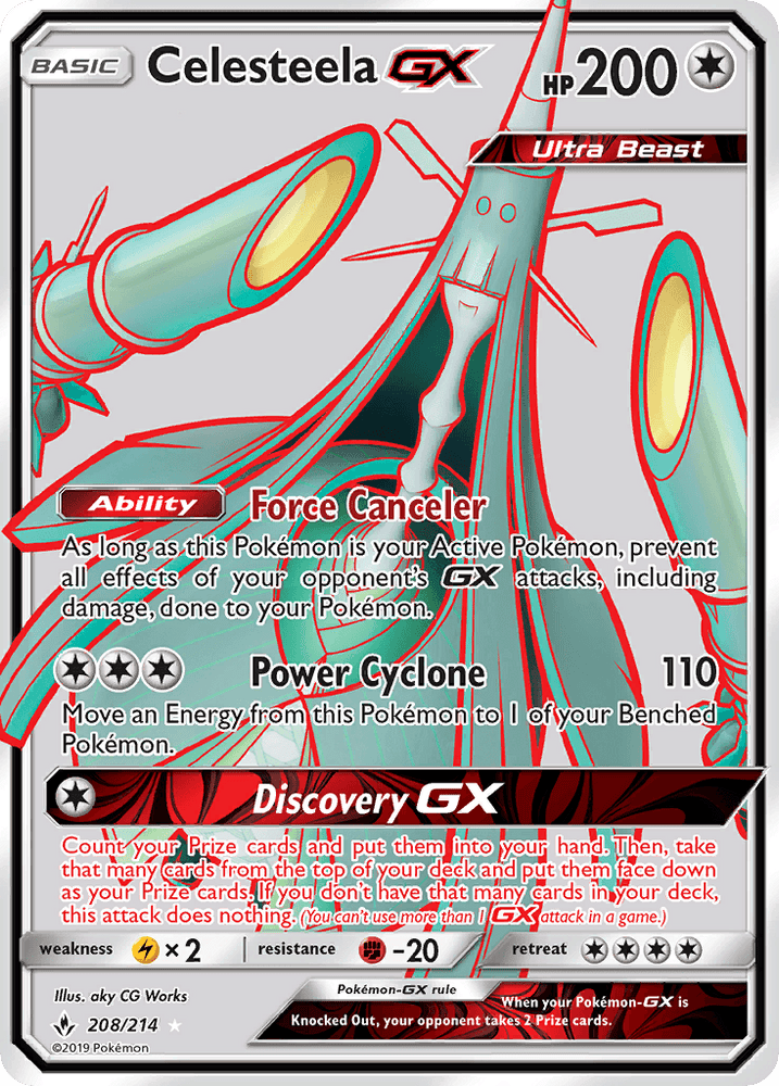 Celesteela GX (208/214) [Sun & Moon: Unbroken Bonds] (Online Only)