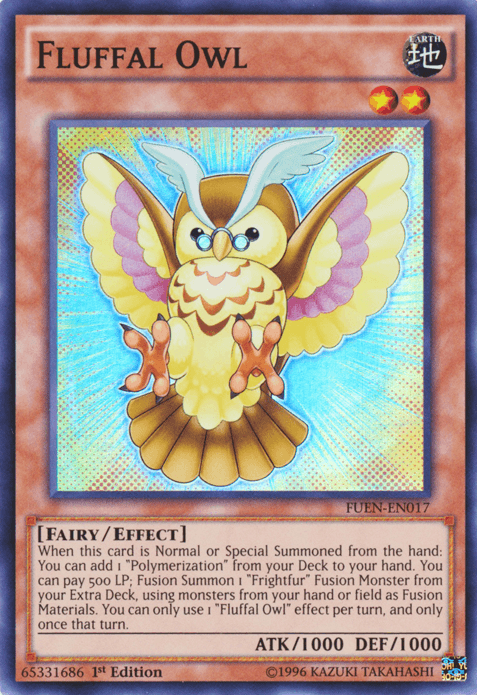 Fluffal Owl [FUEN-EN017] Super Rare (ONLINE ORDER ONLY)