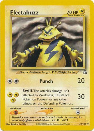 Electabuzz (33/111) [Neo Genesis Unlimited] (Online Only)