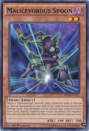 Malicevorous Spoon [MP14-EN127] Common (ONLINE ORDER ONLY)