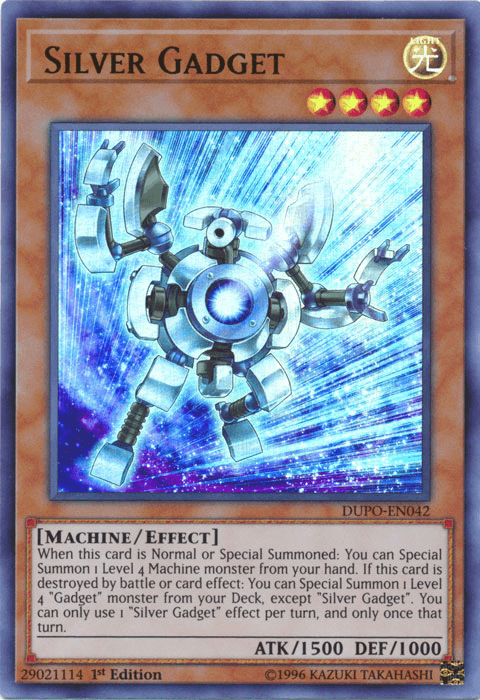 Silver Gadget [DUPO-EN042] Ultra Rare (ONLINE ORDER ONLY)
