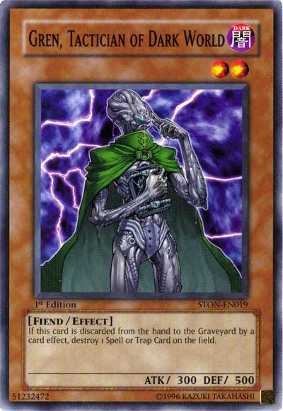 Gren, Tactician of Dark World [STON-EN019] Common (ONLINE ORDER ONLY)