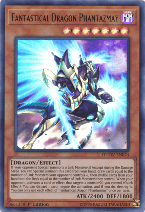Fantastical Dragon Phantazmay [DUOV-EN074] Ultra Rare (ONLINE ORDER ONLY)
