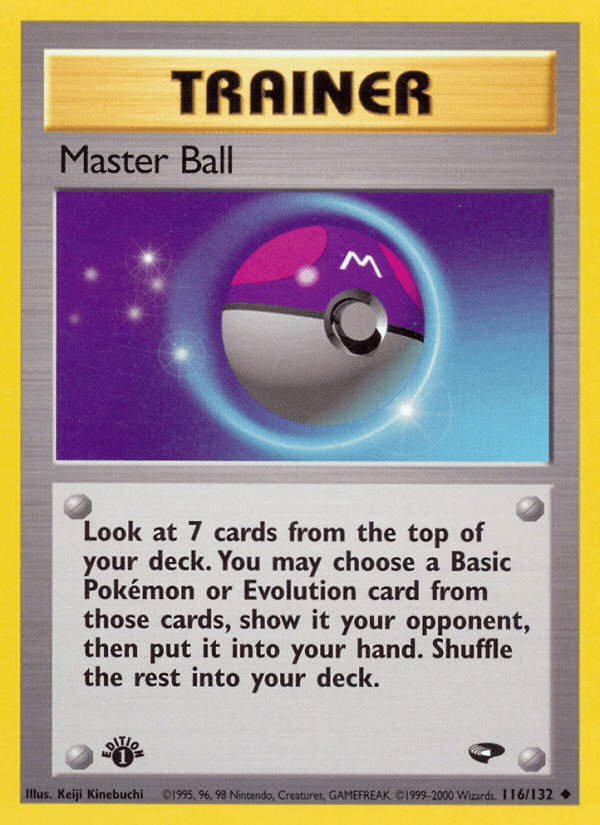 Master Ball (116/132) [Gym Challenge 1st Edition] (Online Only)