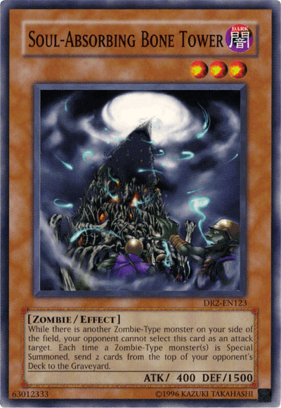 Soul-Absorbing Bone Tower [DR2-EN123] Common (ONLINE ORDER ONLY)