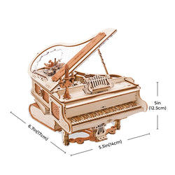3D Wooden Magic Piano Puzzle. (ONLINE ORDER ONLY)