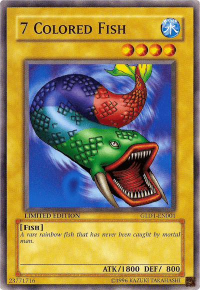 7 Colored Fish [GLD1-EN001] Common (ONLINE ORDER ONLY)