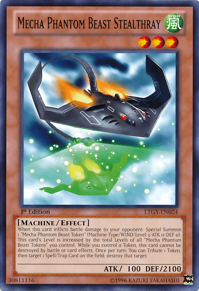 Mecha Phantom Beast Stealthray [LTGY-EN024] Common (ONLINE ORDER ONLY)