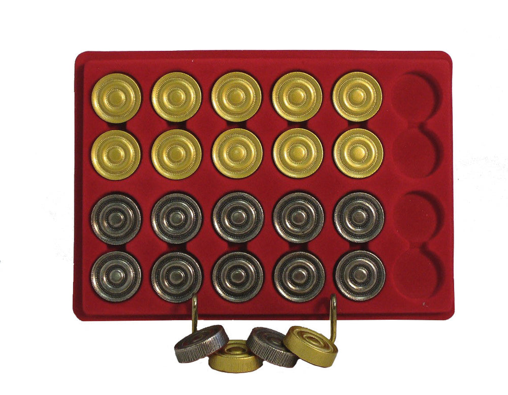 Checkers - 1.25" Metal Checkers (ONLINE ORDER ONLY)