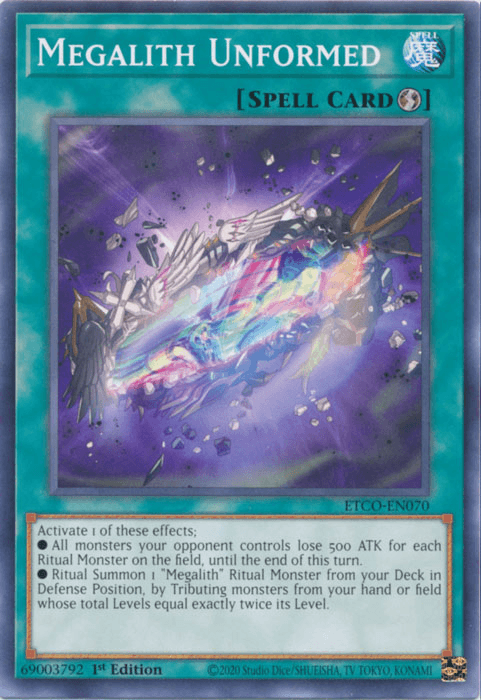 Megalith Unformed [ETCO-EN070] Common (ONLINE ORDER ONLY)