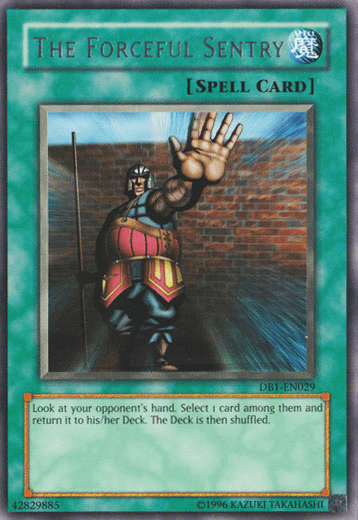 The Forceful Sentry [DB1-EN029] Rare (ONLINE ORDER ONLY)