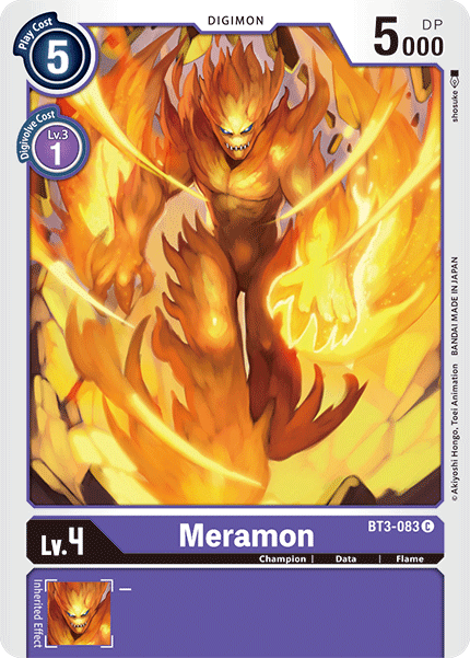 Meramon [BT3-083] [Release Special Booster Ver.1.5] (ONLINE ORDER ONLY)